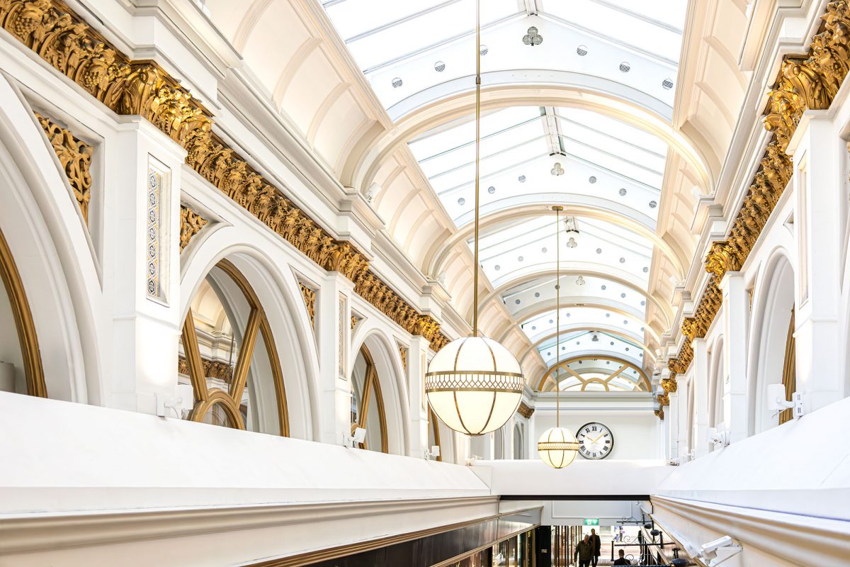 Queens Arcade Shopping Centre in Belfast